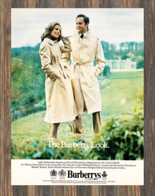 Burberry - Burberrys of London - Reklame Werbeanzeige Original-Werbung 1978 (4)
