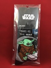 The Mandalorian Star Wars The Child Grogu Baby Yoda Socks Unisex Large RARE  