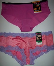 Maidenform Hipster Womens 1pr Solid or Bow Lace Sz Small S/5 Large L/7 Pink New