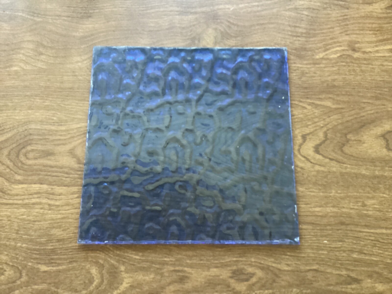 Vintage Blue Stained Glass Pane ( 8 5/8 x 8 5/8 in. ) eBay