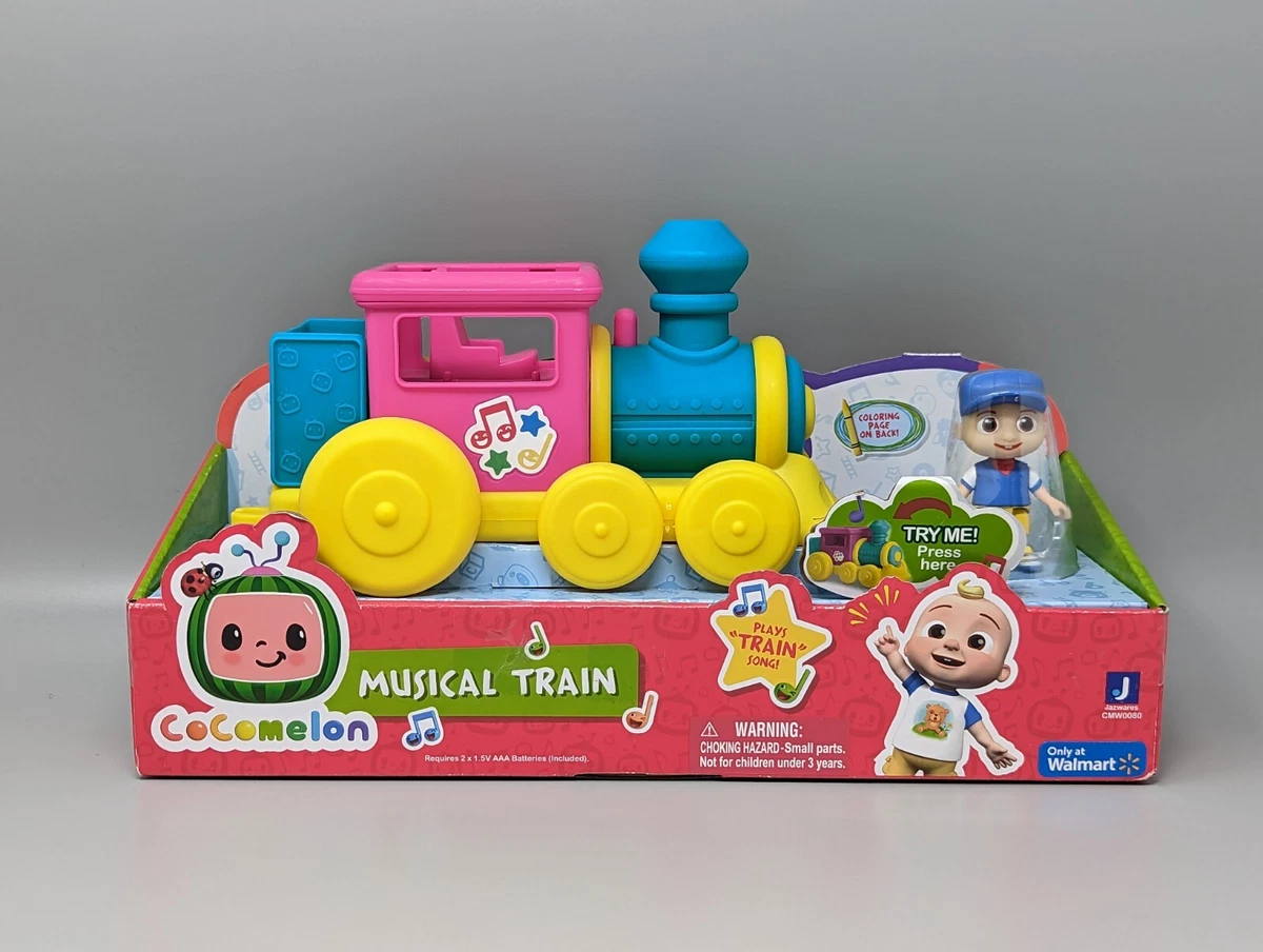 Cocomelon Toy Feature Musical Train Conductor JJ Plays Songs