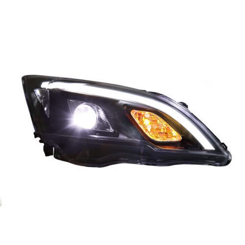 2X 2007-2011 Assembly Projector Headlight Led DRL Turn Signal For Honda CRV CR-V - Imagem 3 de 4