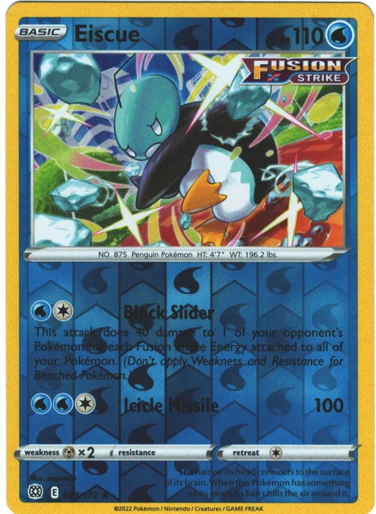 shiny eiscue pokemon card Eiscue ex | Dex