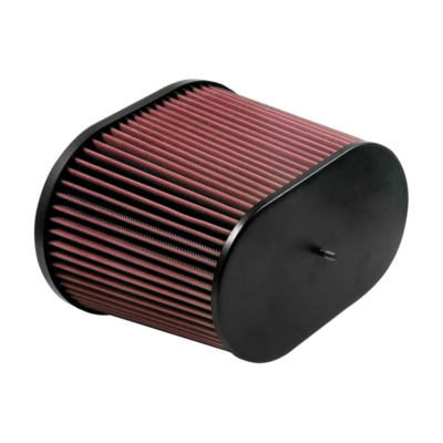 K&N Universal Clamp-On Air Intake Filter: High Performance, Premium, Replacement Air Filter: Flange Diameter: 2.4375 In, Filter Height: 6 In, Flange Length: 0.625 In, Shape: Oval Straight, RE-0960