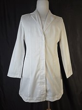Sz 10 Unisex 34" Unisex Lab Coat Medical Uniforms Scrubs Pharmacy Jacket