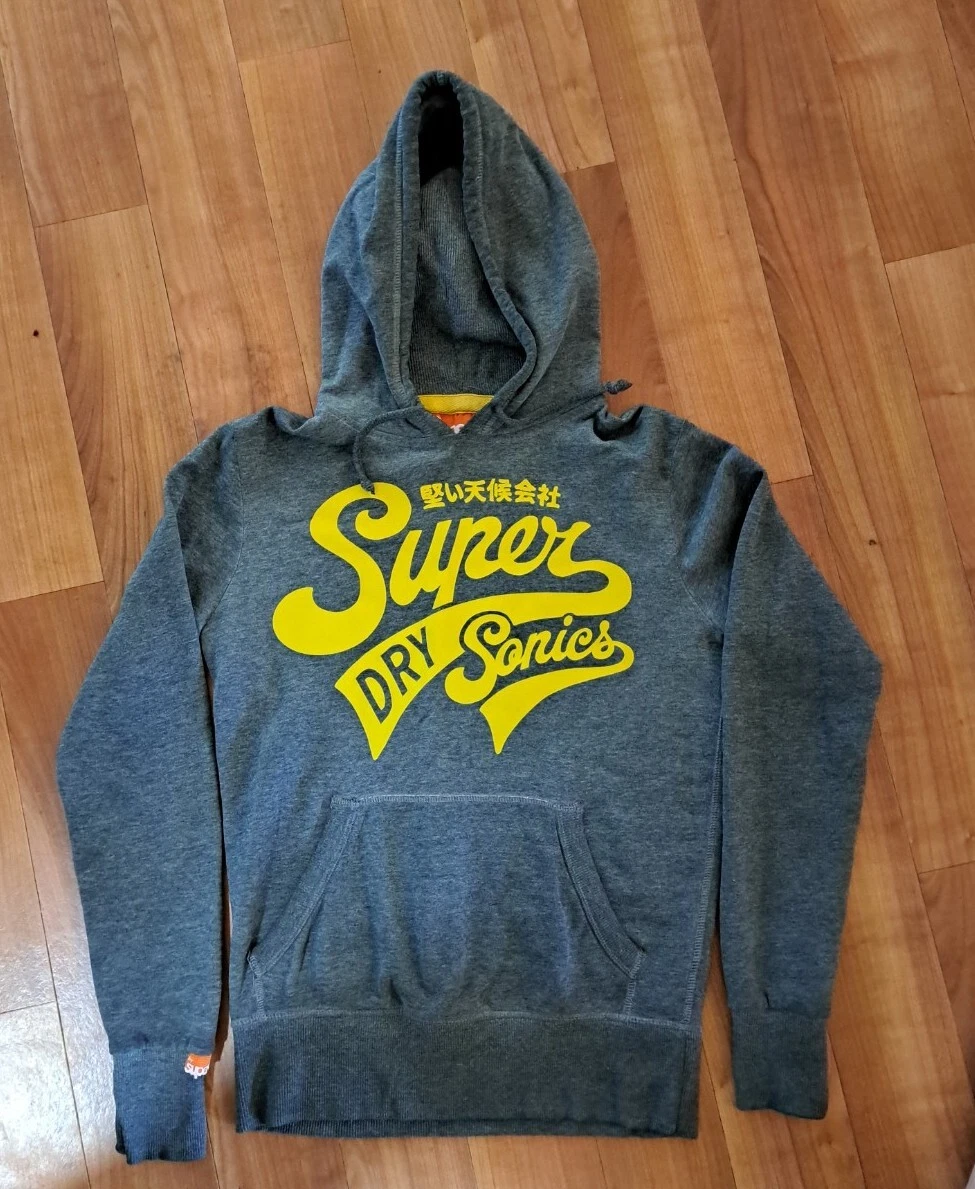 Grey and yellow best sale hoodie