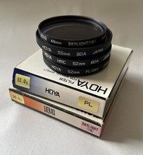 Camera Lens Filters. Hoya. Tiffen. 11 Pieces