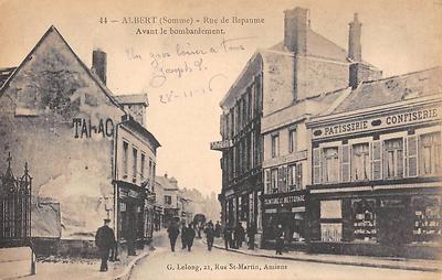 Albert - 80 ALBERT - Hotel du Progès 19 rue de Bapaume