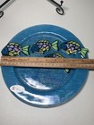 JAN R MITCHELL SIGNED FUSED ART GLASS FISH PLATE VIRGIN ISLANDS HAND MADE — photo 6