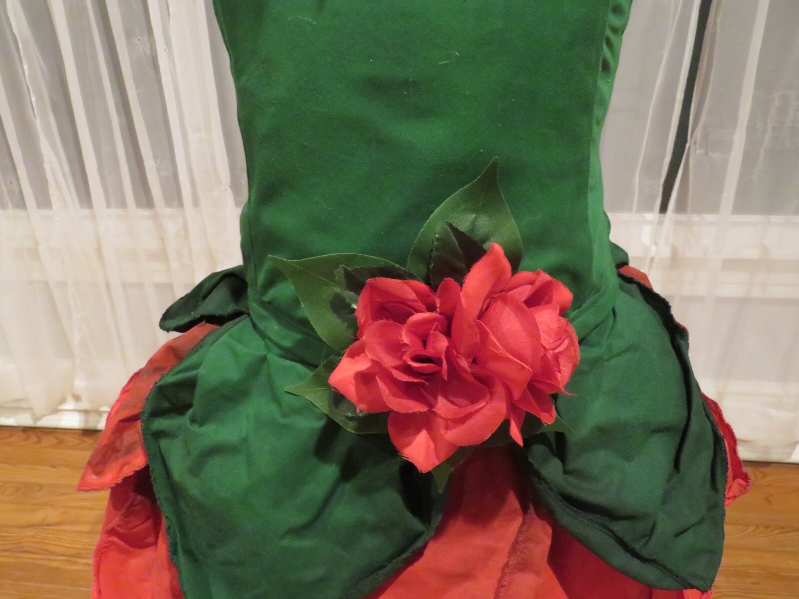 Rose Fairy Dress Costume Girls Gem