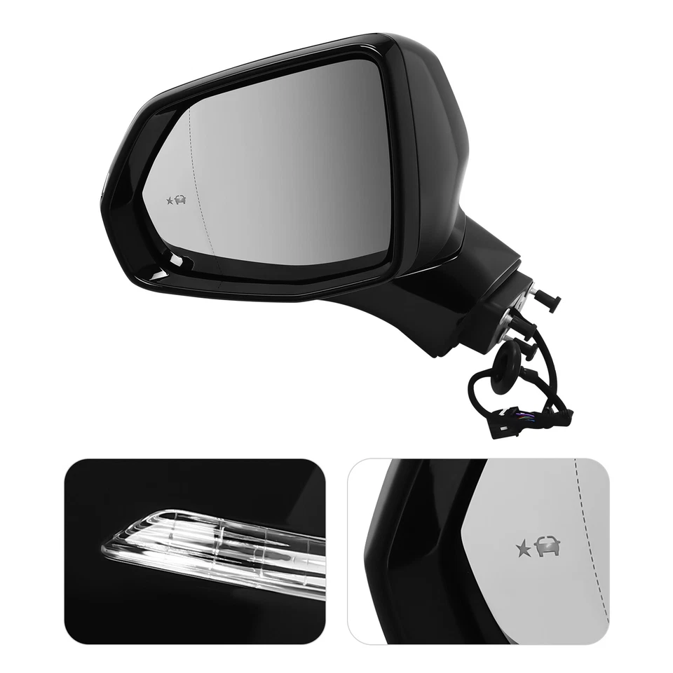 Espejo retrovisor lateral izquierdo con calefacción apto para Cadillac XT4 2019-2022 Foto 3 de 4