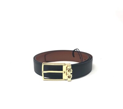 Adjustable Gancini Salvatore Men Belt New Salvatore Ferragamo - Main Image
