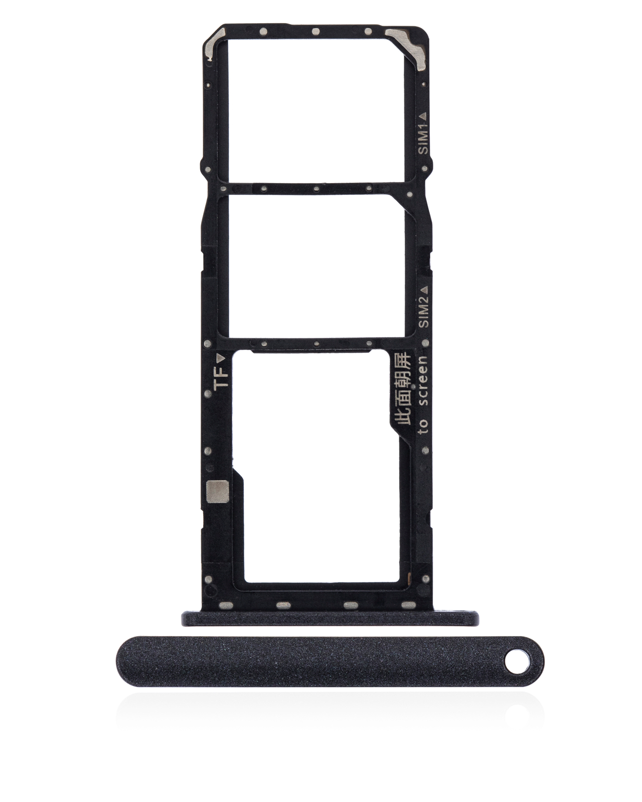 Replacement Dual Sim Tray Compatible For Huawei Y7 (2019) (M