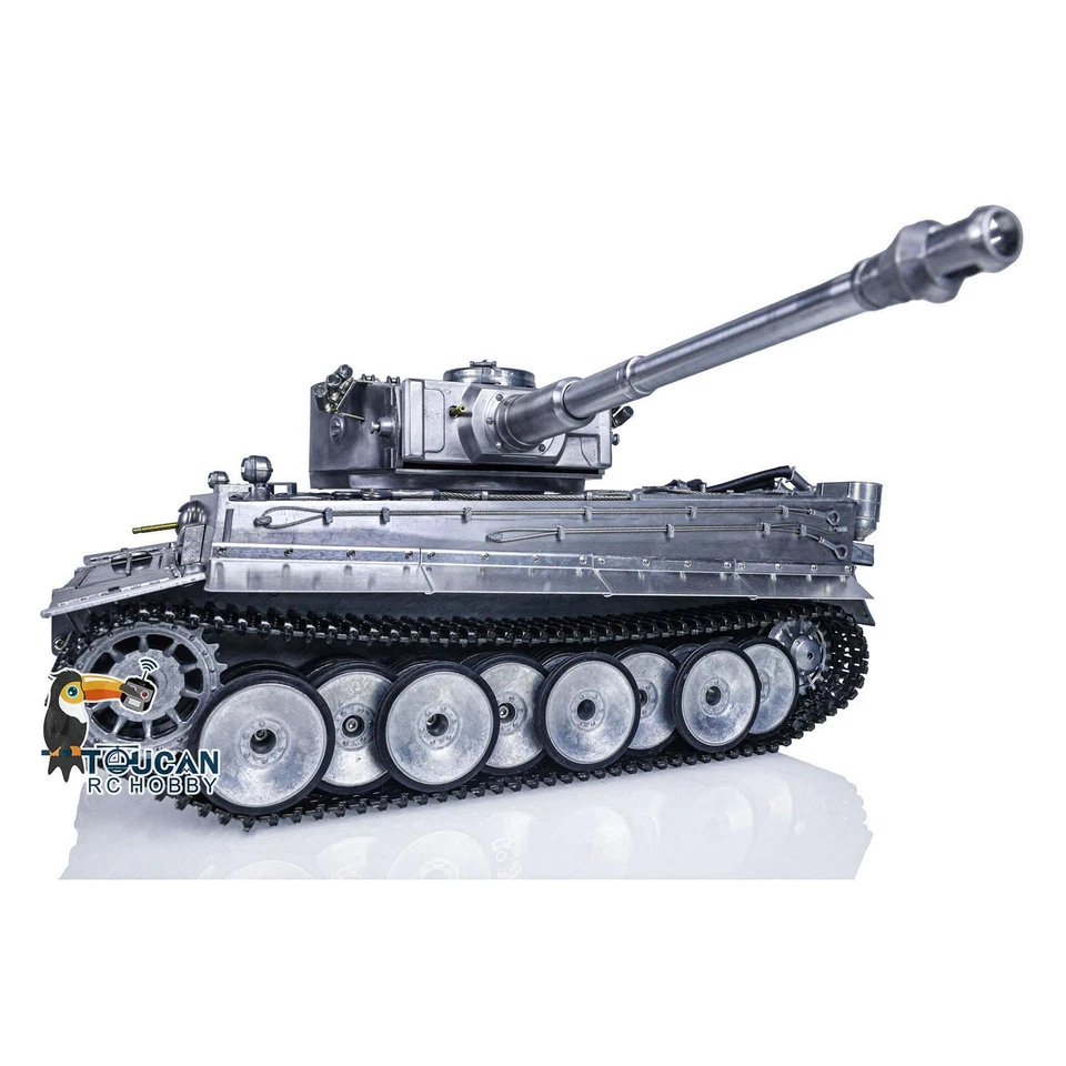 1/16 Mato 1220 Tiger I RC Tank Infrared Barrel Recoil KIT Chassis Upper Hull - Image 4 of 4