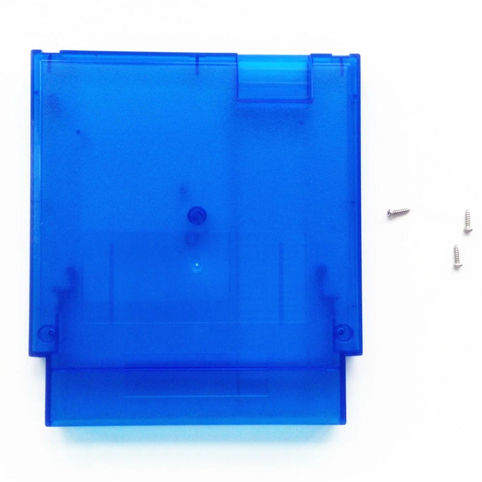 Clear Blue Case Cartridge Shell Cover For Nintendo Entertainment System NES - Image 2 of 4