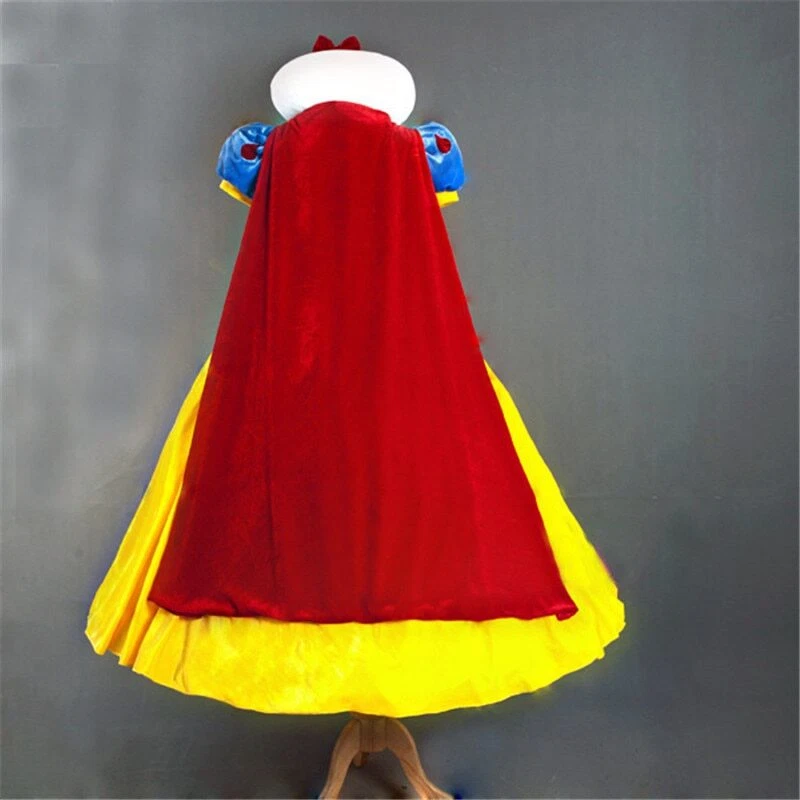 Adult Cosplay Snow White Princess Dress Halloween Stage Performance Costume - Image 4 of 4