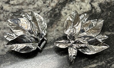 Mimi Di N Signed Gold & Silver Tone Floral & Heart Belt Buckle Clasps 1985 Glam Mimi Di N Signed Gold & Silver Tone Floral & Heart Belt  main image 4