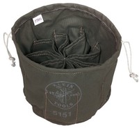Klein Tools 5151 Ten-compartment Drawstring Bag, New, Free Shipping Klein Tools 5151 Ten-compartment Drawstring Bag, New, Free Shipping
