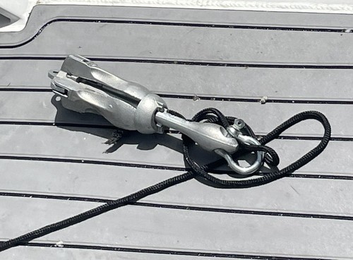 Galvanized Folding Anchor SUP Canoe Kayak Raft Boat Sailboat JetSki Dinghy 3.5lb - Picture 16 of 16