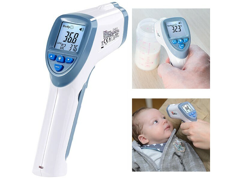 Thermomètre sans contact IRT-60 évite la transmission de microbes en mesurant à distance