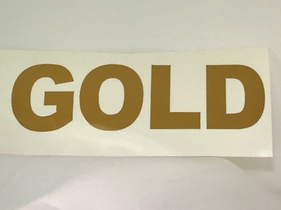 Custom Highly Reflective Vinyl 3.5'' Inch Letters/Numbers - 8 colors 