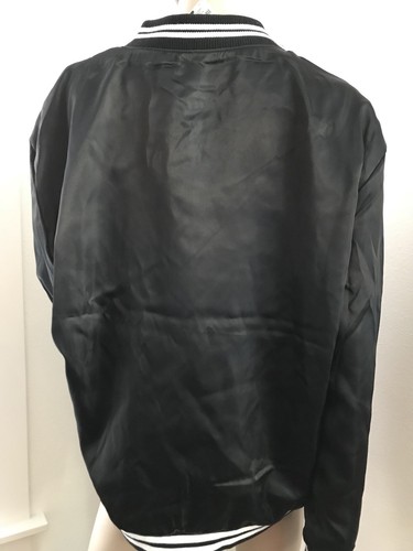 NWT Victoria's Secret Pink Bomber Jacket "Love Pink" Red and Black LARGE - Picture 8 of 9