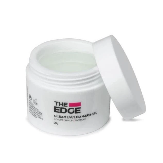 The Edge UV Gel Clear 25g false nails tips builder overlay sculpting