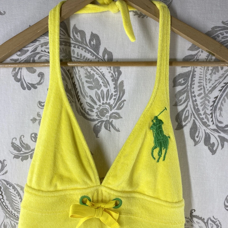 Traje de baño Y2k Ralph Lauren cubre tela de felpa grande Foto 2 de 4