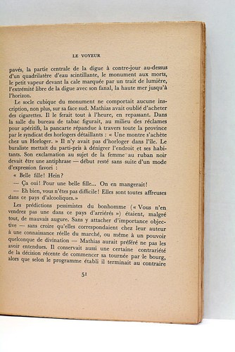 ROBBE-GRILLET LE VOYEUR PARIS 1955 - Foto 5 di 6