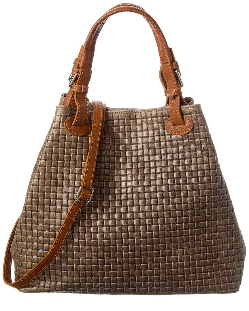 Italian Leather Shoulder Bag Women's