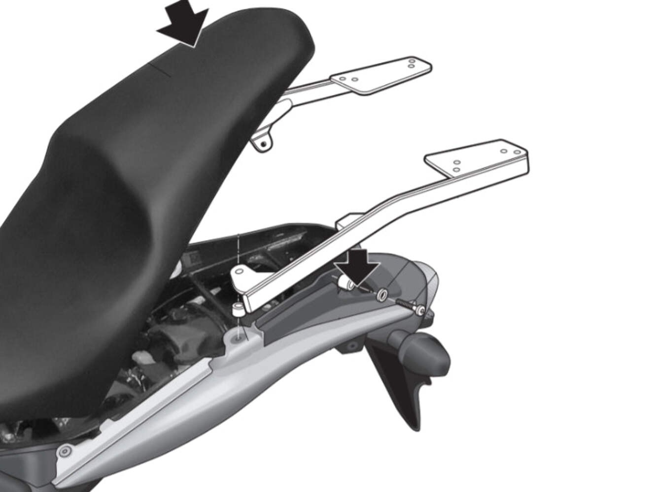 Shad Black Top Master Topcase Fitting - Image 7