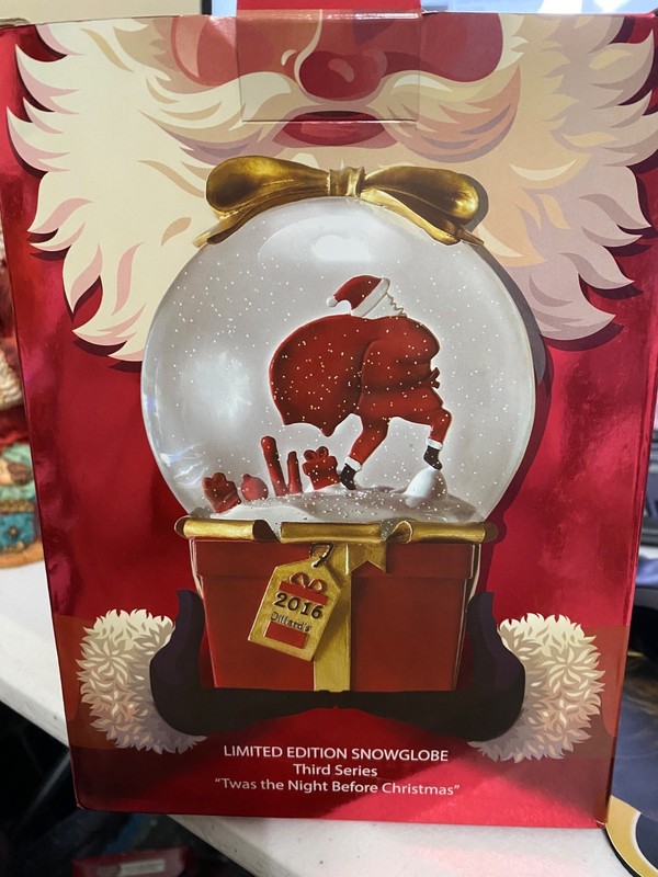 Christmas Snow Globe Dillards 3rd Series ‘Twas the Night Before Christmas’ 2016