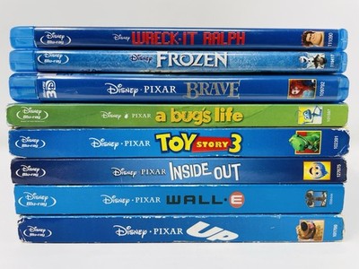 Disney Pixar BLU-RAY/DVD Movie Lot! UP, WALL·E, Brave, Inside Out, A Bugs Life,