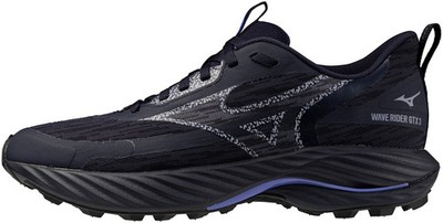 Mizuno Wave Rider GORE-TEX 3 Womens Trail Running Shoes- Grey Waterproof GTX Run