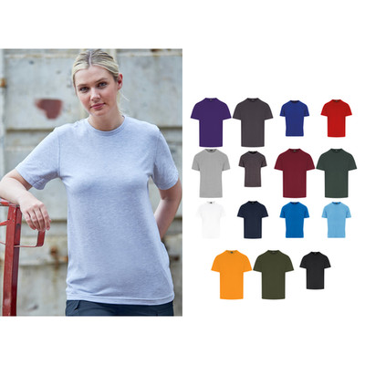 ProRTX Pro T-Shirt - Gerippter Rundhalsausschnitt Kragen, getapter Rückenausschnitt und Schulter