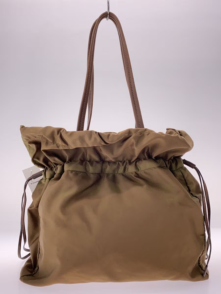 PRADA Handbag Nylon Green Solid Authentic Rare Ex… - image 3