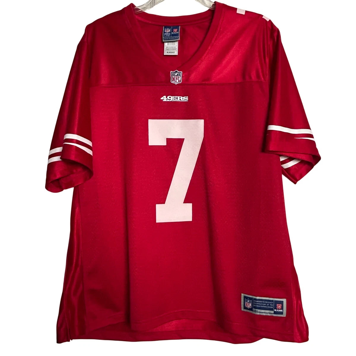 NFL 49ERS KAEPERNICKキャパニック ジャージ ユニフォーム M NFL 49ers C.Kaepernick 7 ジャージ M Colin Kaepernick NFL Fan