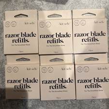 6 Pack DOUBLE EDGE RAZOR BLADE REFILLS FOR SMOOTH SKIN Total 60RAZOR BLADES. 3.33 per gallon