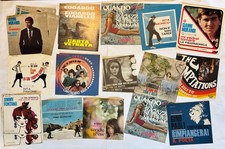VINILI 45 GIRI  ANNI 60  LOTTO 70 COPERTINE PROMOZIONALI ORIGINALI
