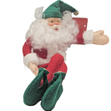 Vintage Santa Bendable Made in Taiwan 1990's Retro Revival Piece NWT 3 Available