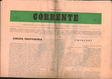 Corrente di Vita Giovanile, periodico quindicinale di Letteratura, Arte, Poli...