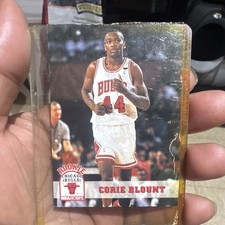 SkyBox Corie Blount 1993-94 NBA Hoops Chicago Bulls Rookie Card #311. rookie card picture