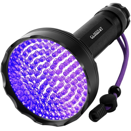 Torcia UV Blacklight A 128 LED Aggiornata - Potente Luce Ultravioletta, Nuova