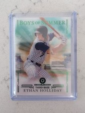  2025 Panini Rookie Boys of Summer Green Ethan Holliday 5/5 Bookend #26