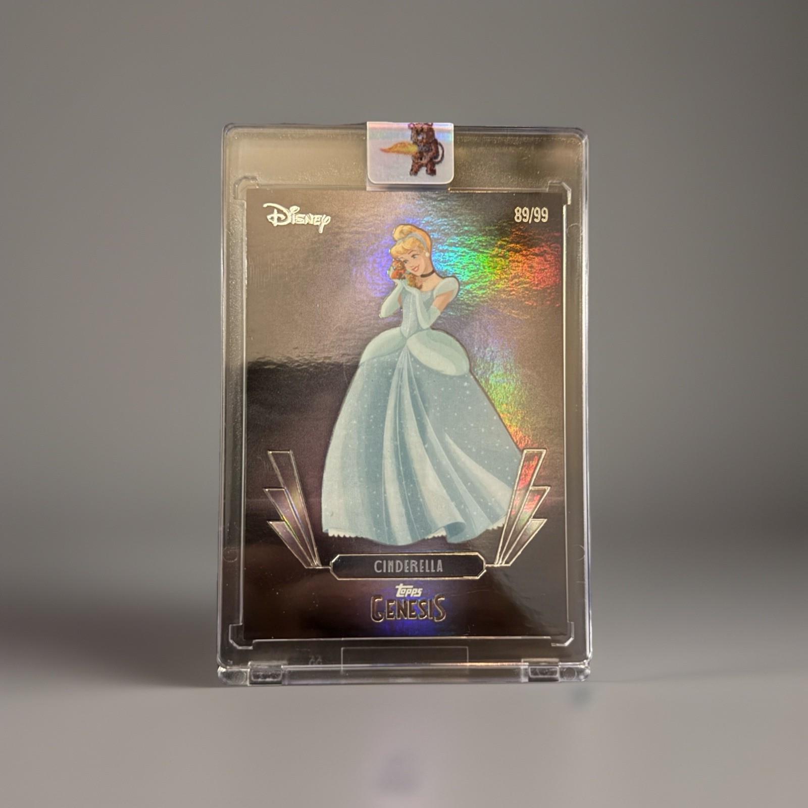 Cinderella 2025 Topps Disney Genesis Black Refractor 89/99 #28