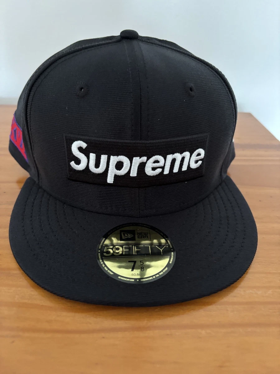 Supreme®/ANTIHERO® New Era® Black 7 5/8 SUPREME x New Era Windstopper Ear Flap Hat Cap BLACK 7 1/8 NEW! F