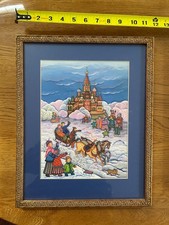 Russian Folk Art Watercolor
