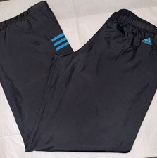 Adidas Track Pants Black Blue Stripe Athleisure Streetwear Women Trend 2026