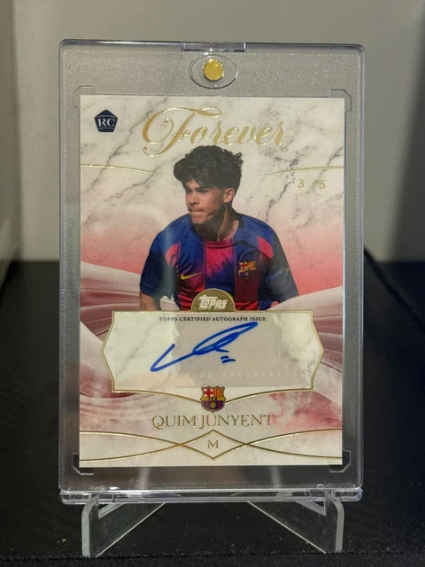 2026 Topps Barcelona Forever QUIM JUNYENT RC  Auto /5 #FM-QJ