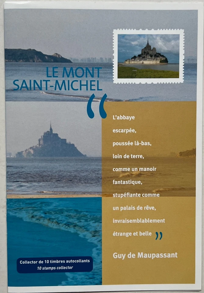 Timbres Collector Le Mont Saint-Michel 2011 (10 Timbres) NEUF - Photo 1/2